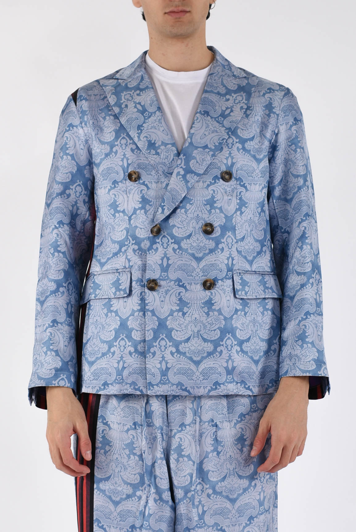 Giacca fantasia in seta