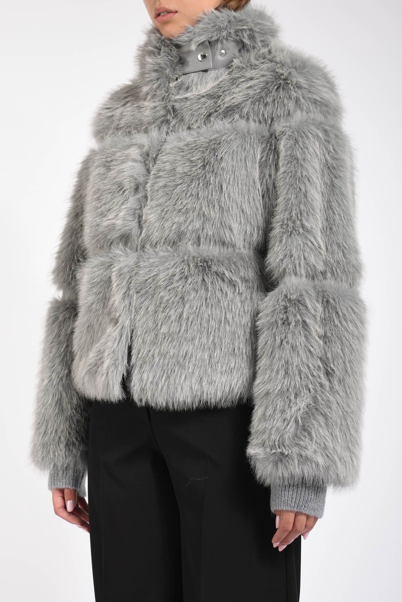 Giubbino corto in ecofur