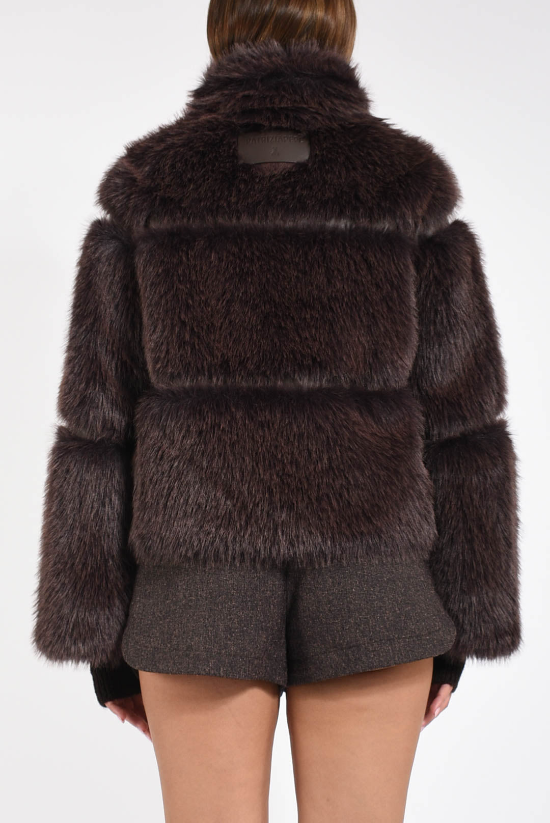 Giubbino corto in ecofur