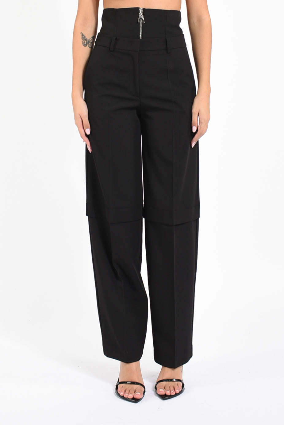 Pantaloni baggy con corsetto