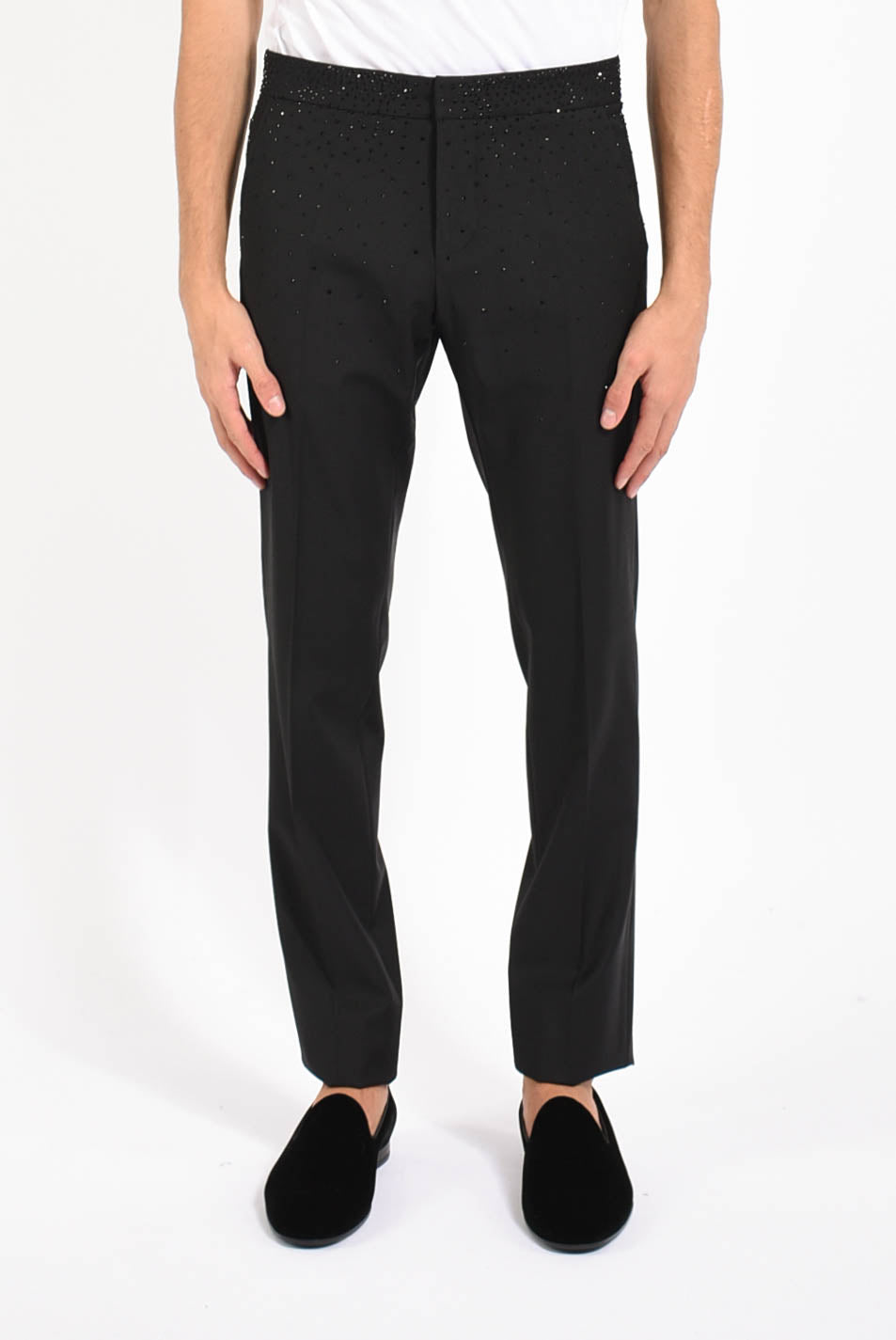 Pantaloni in lana strech