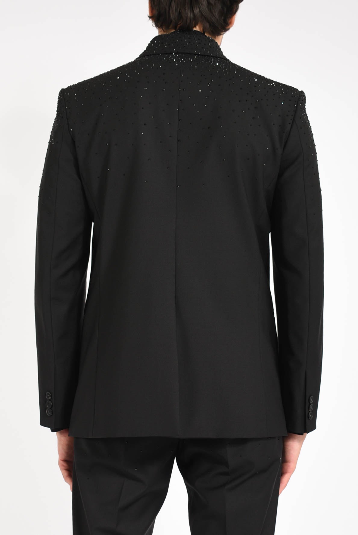 Giacca monopetto con applicazioni