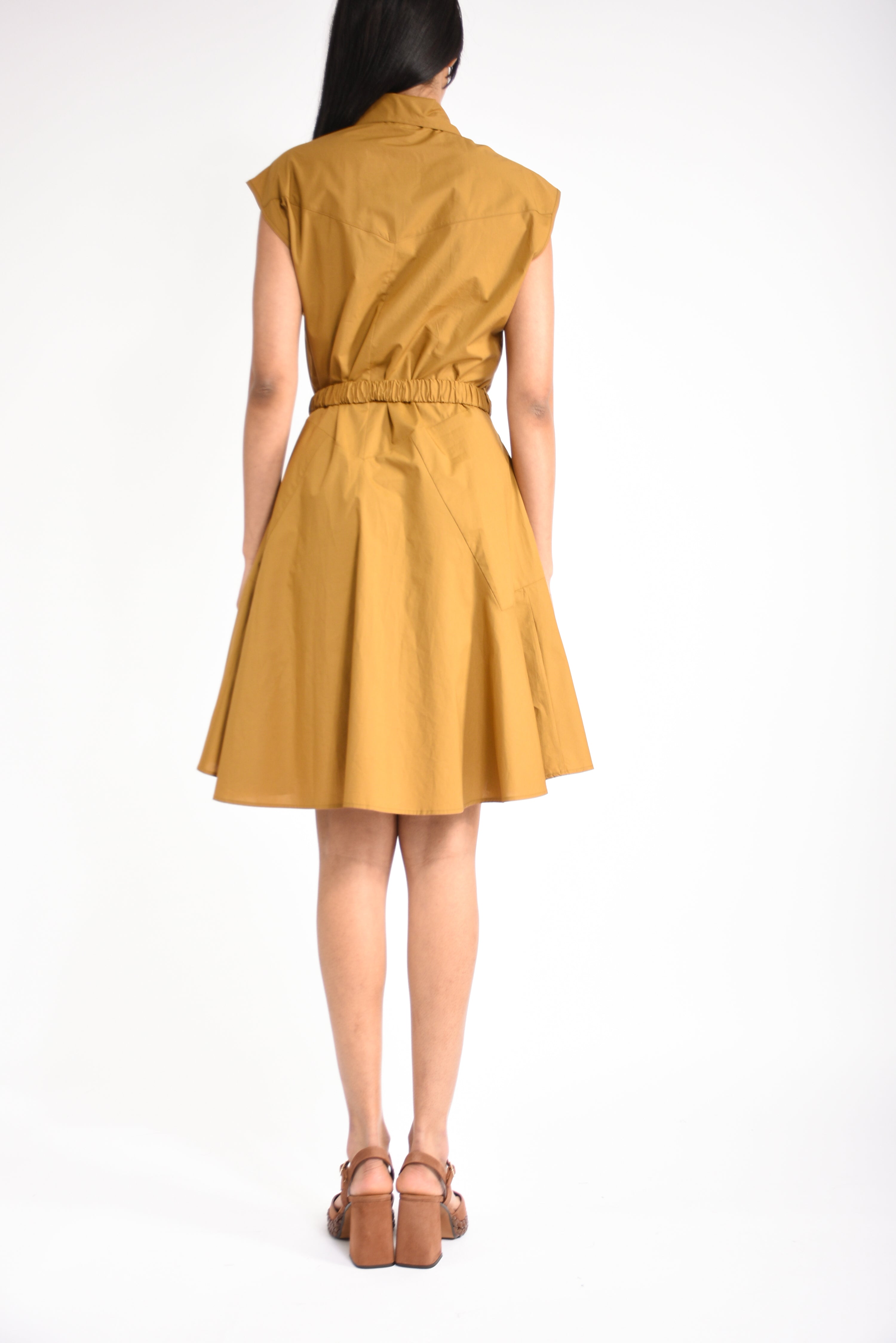 abito midi in cotone anaceta