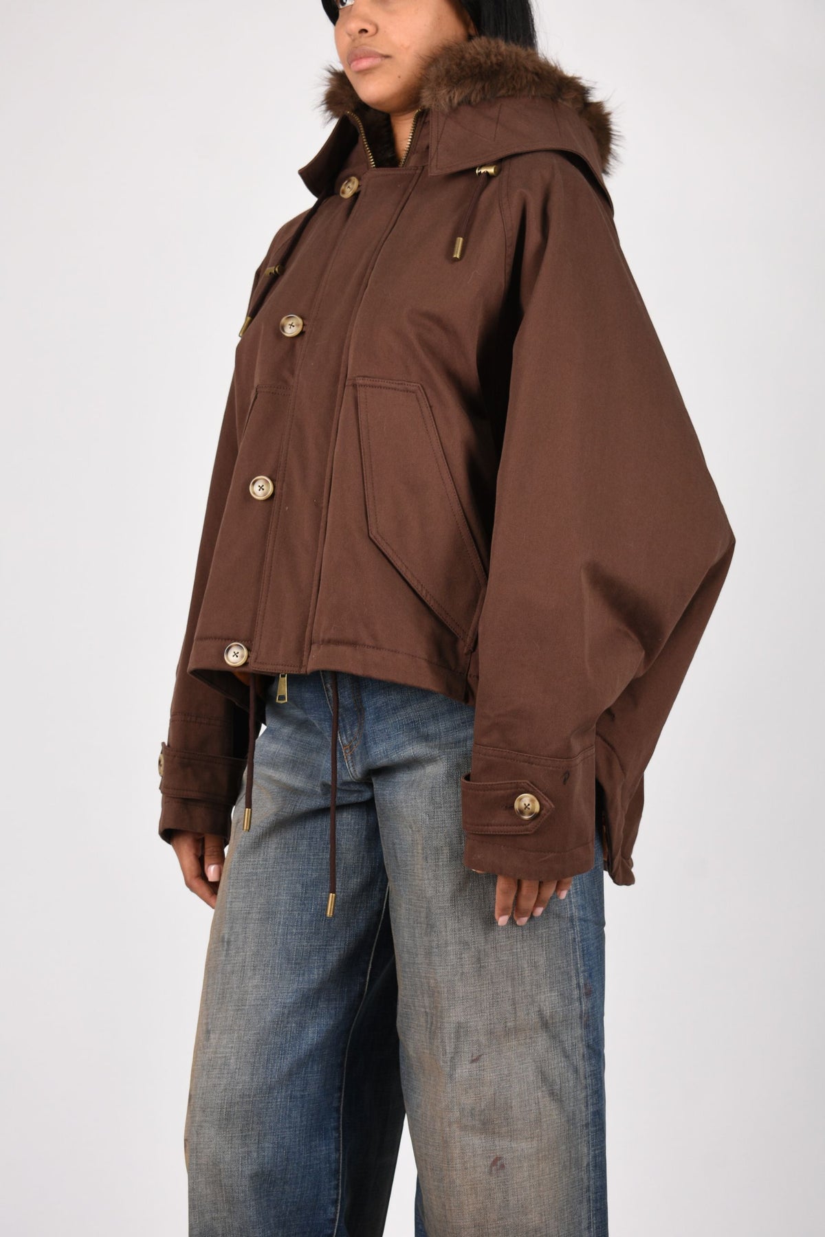 PARKA CORTO IN NYLON SG517