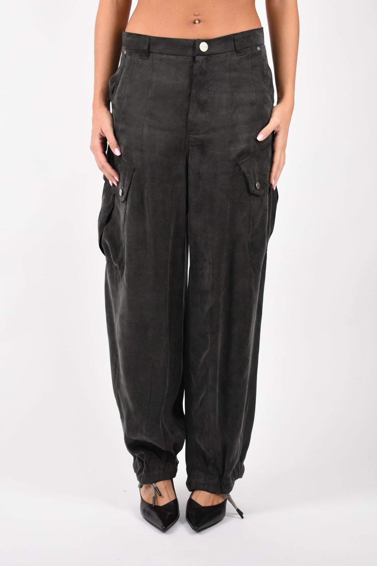 Pantaloni Cargo con finitura satinata 106444A3F8