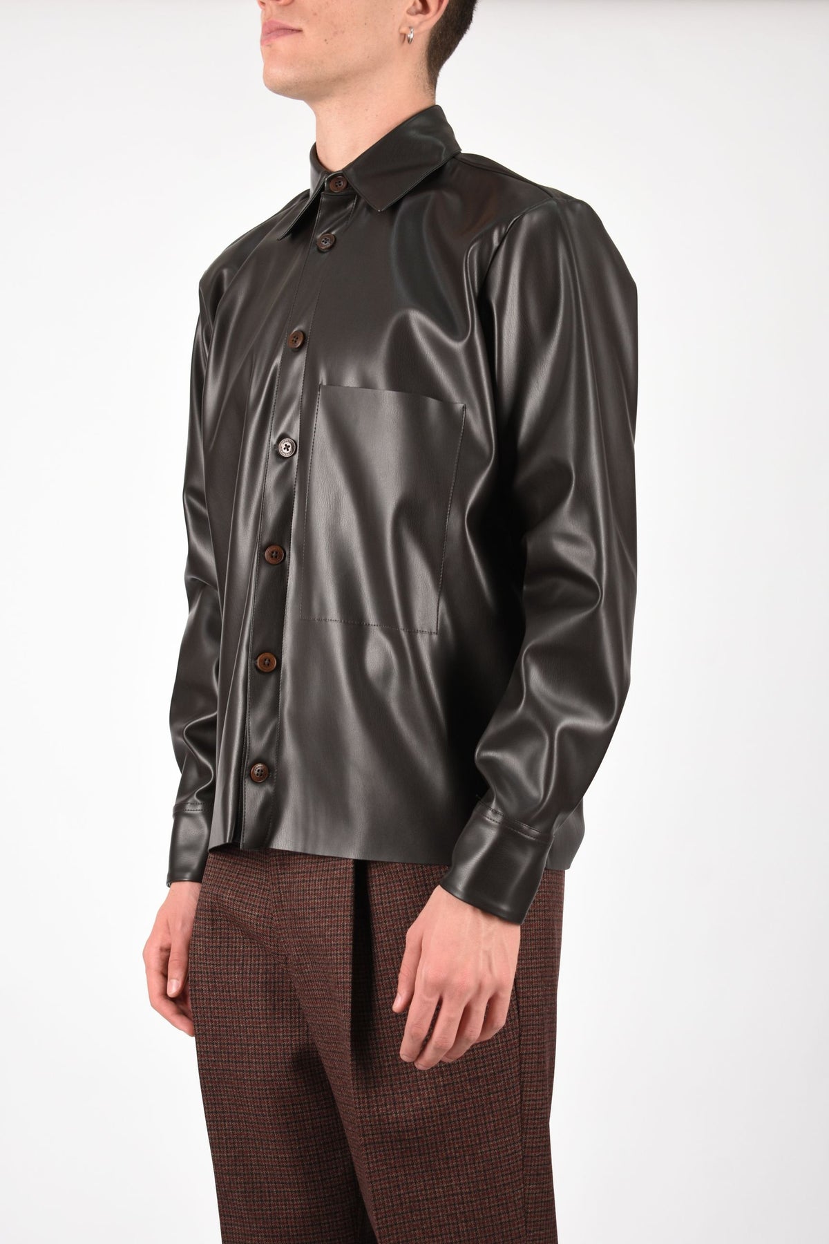 Camicia jil naha in finta pelle 26F99