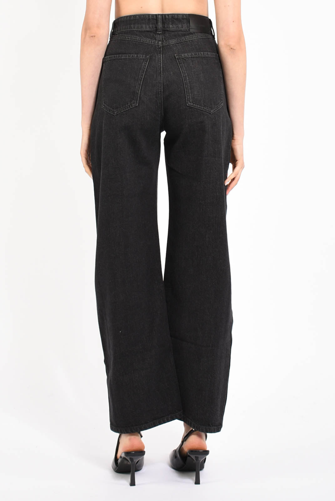 Jeans wide leg modello galante