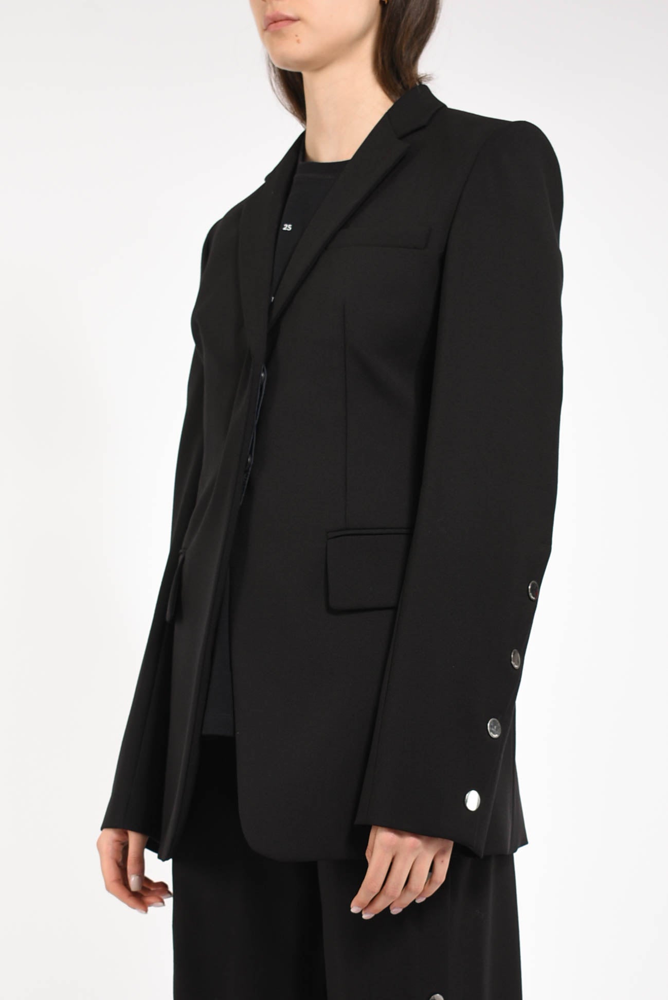 Giacca in lana stretch modello ranghi