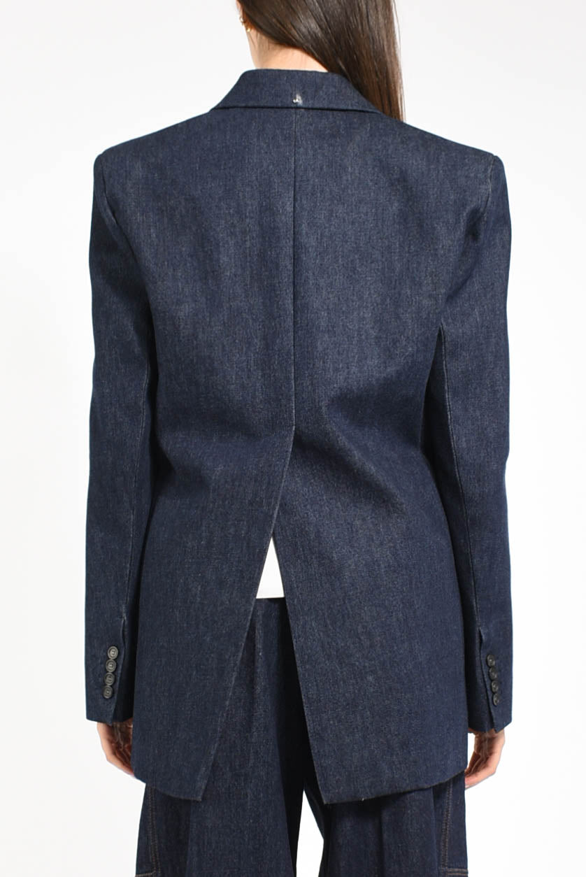 giacca ampia in denim modello ancella1234