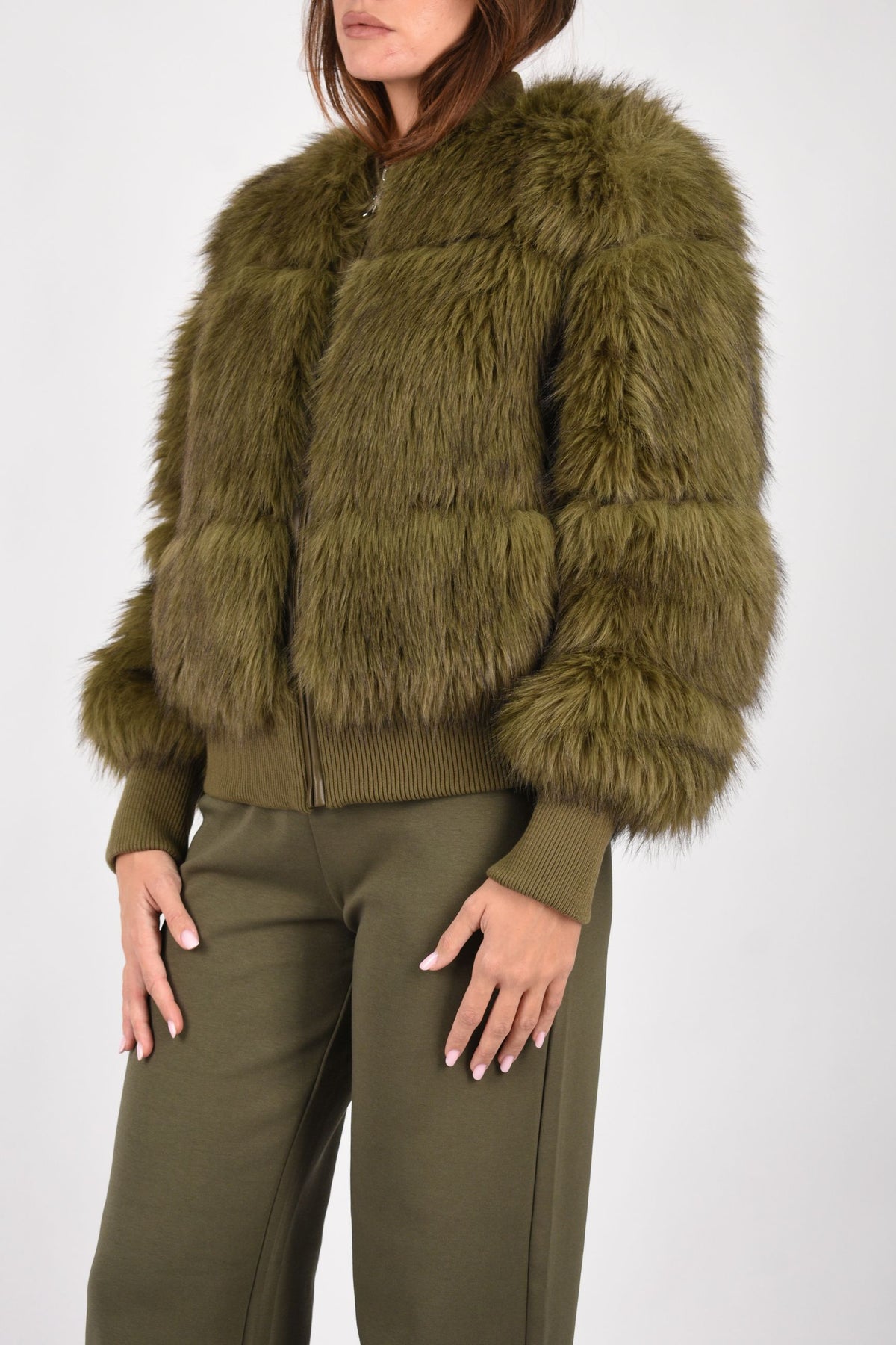 Giubbotto bomber fluffy 8O0013E0002