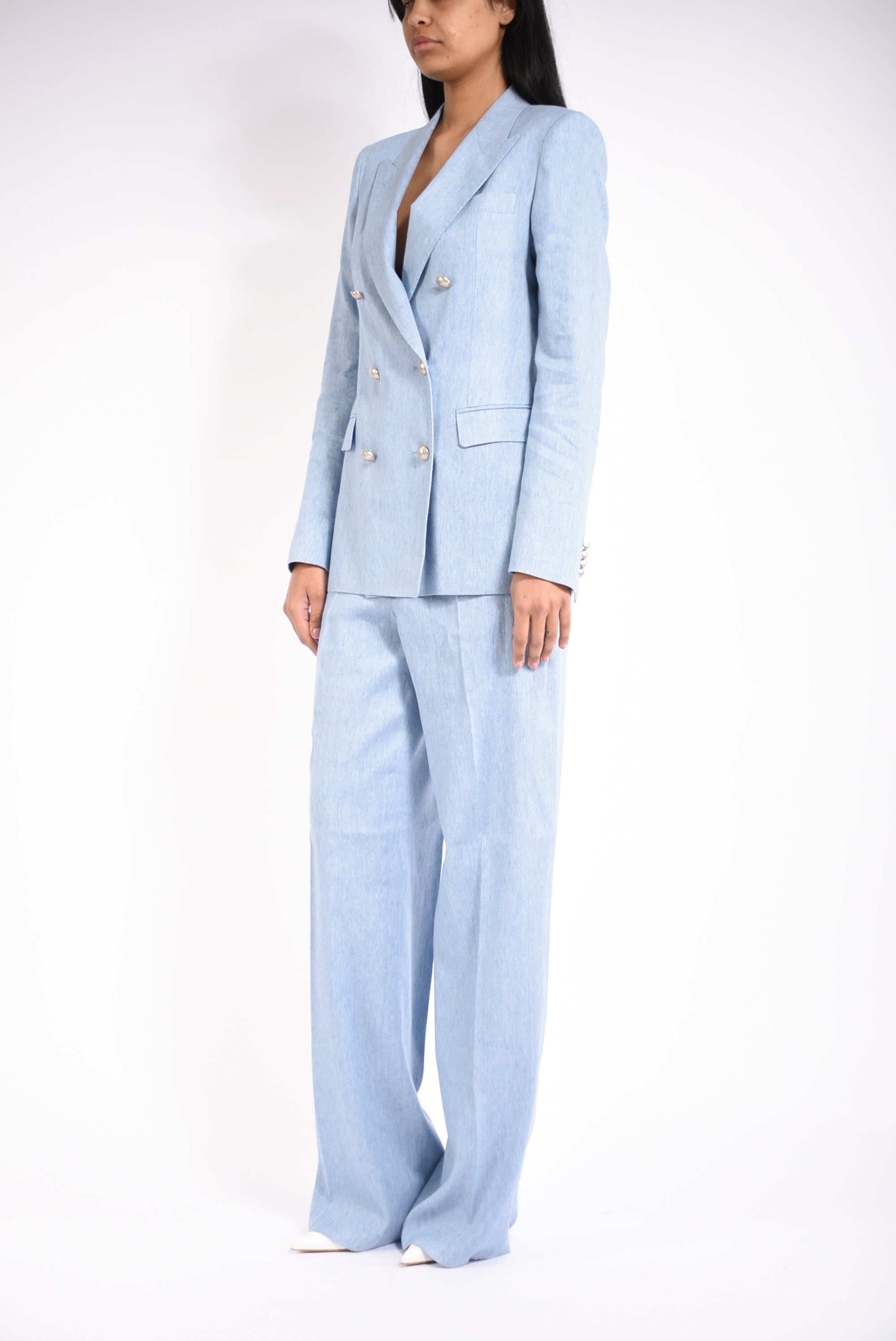 tailleur in lino tparigi
