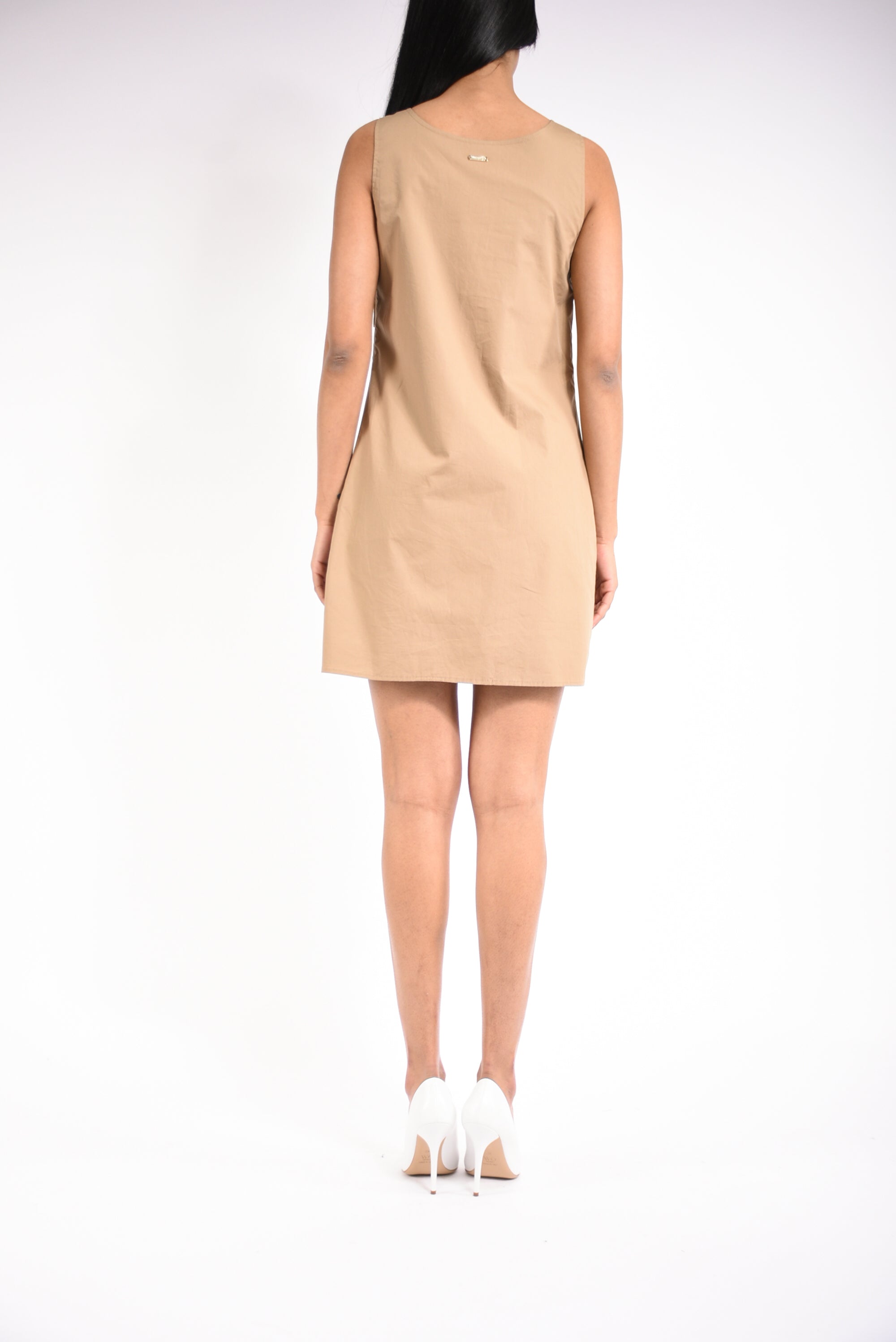 abito mini cargo in cotone