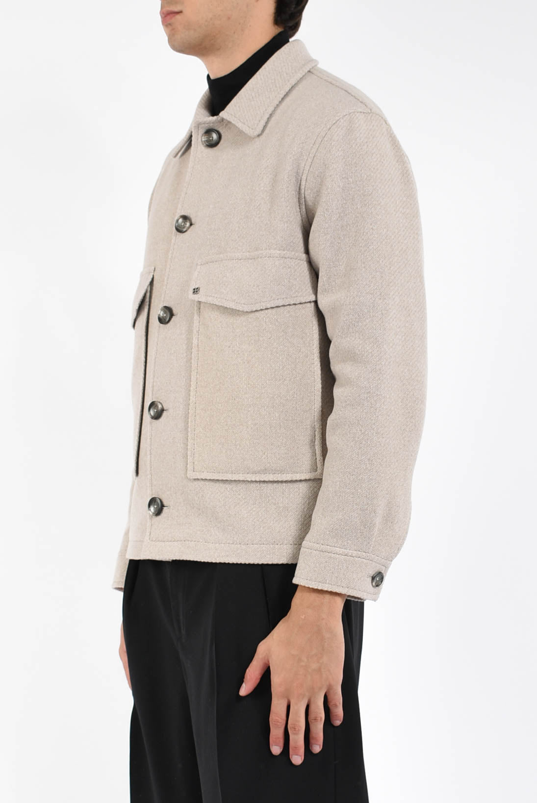 giubbino in lana modello adib