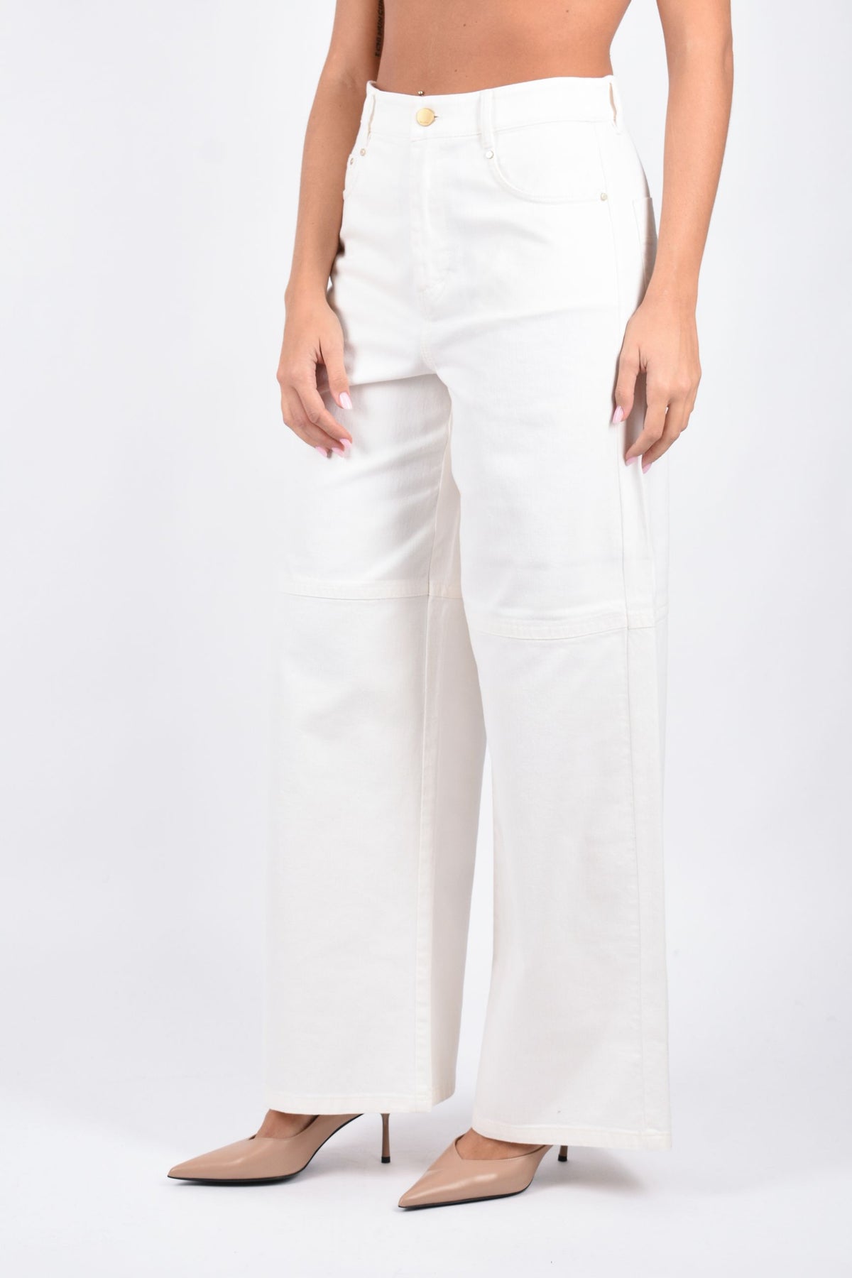 Pantalone in bull di cotone SMMELLISSE 2629136081600