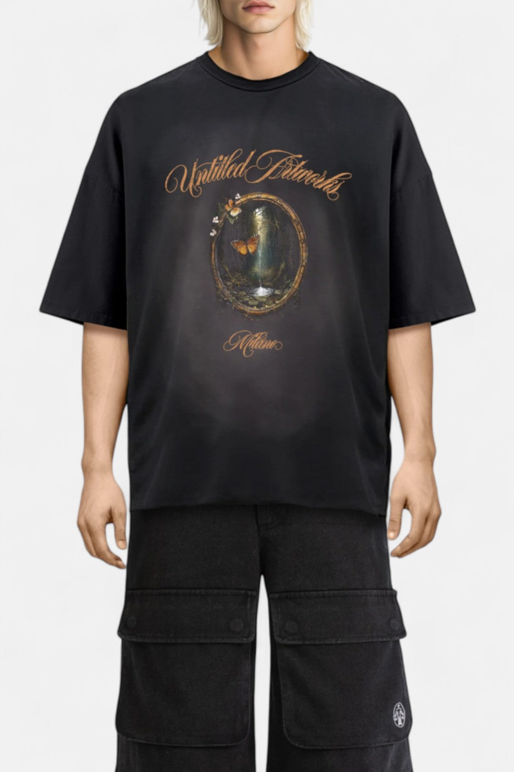 t-shirt in cotone butterfly