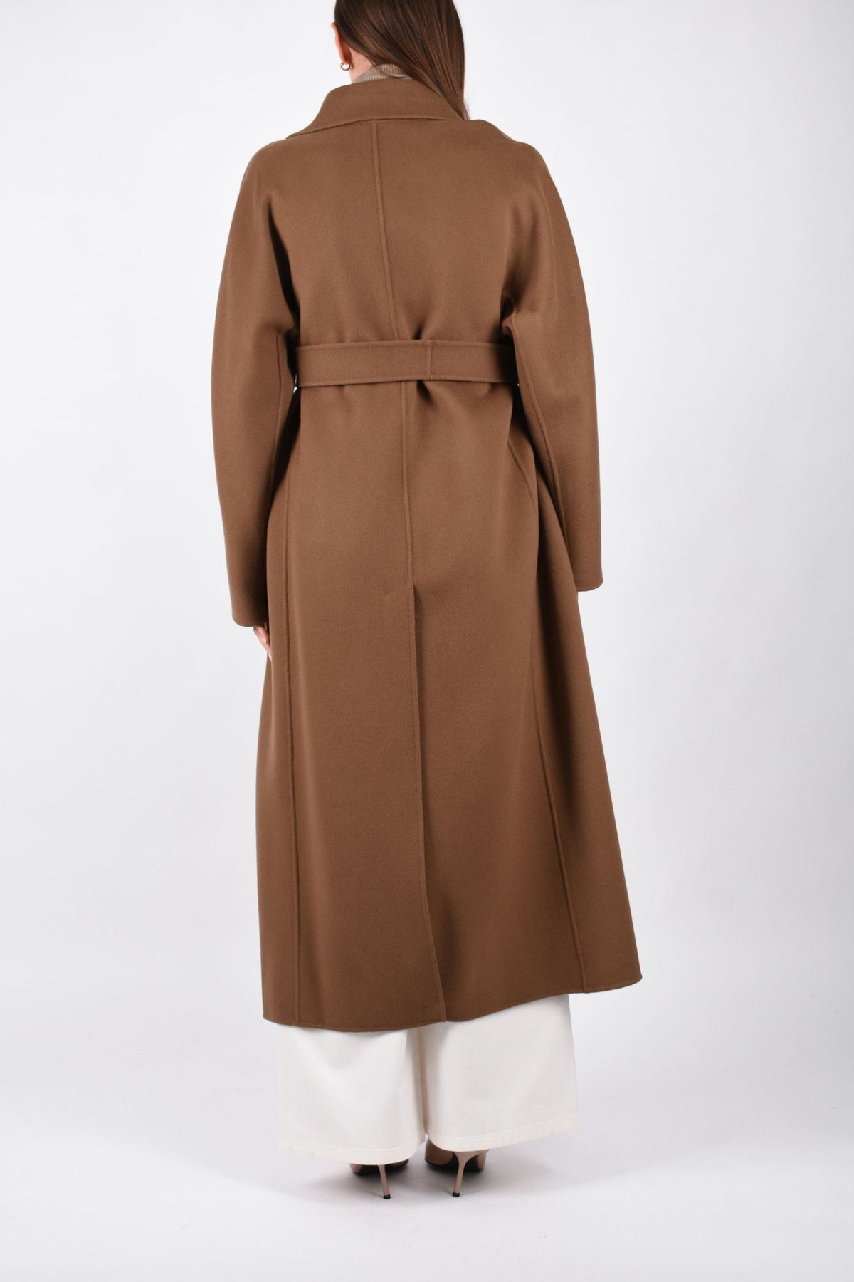 Cappotto lungo a vestaglia in drap di lana SMMPENELOPE 2629016121600