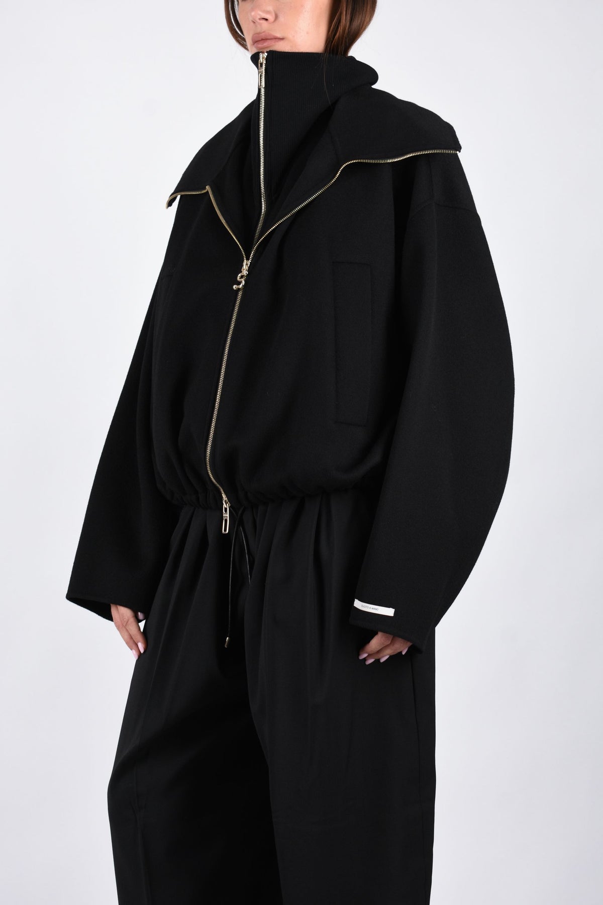 Bomber in pura lana con davantino rimovibile EMIRO 2622086012
