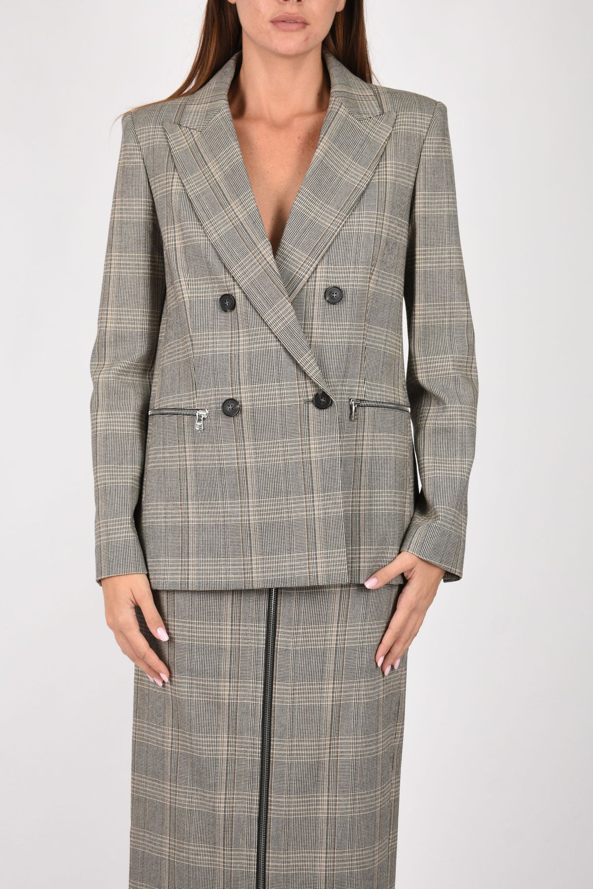 Blazer doppiopetto check 8S0089C8003