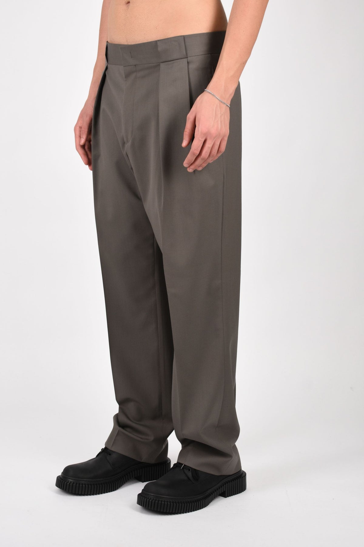 Pantaloni TEO in fresco lana BA-TEO47-MLR