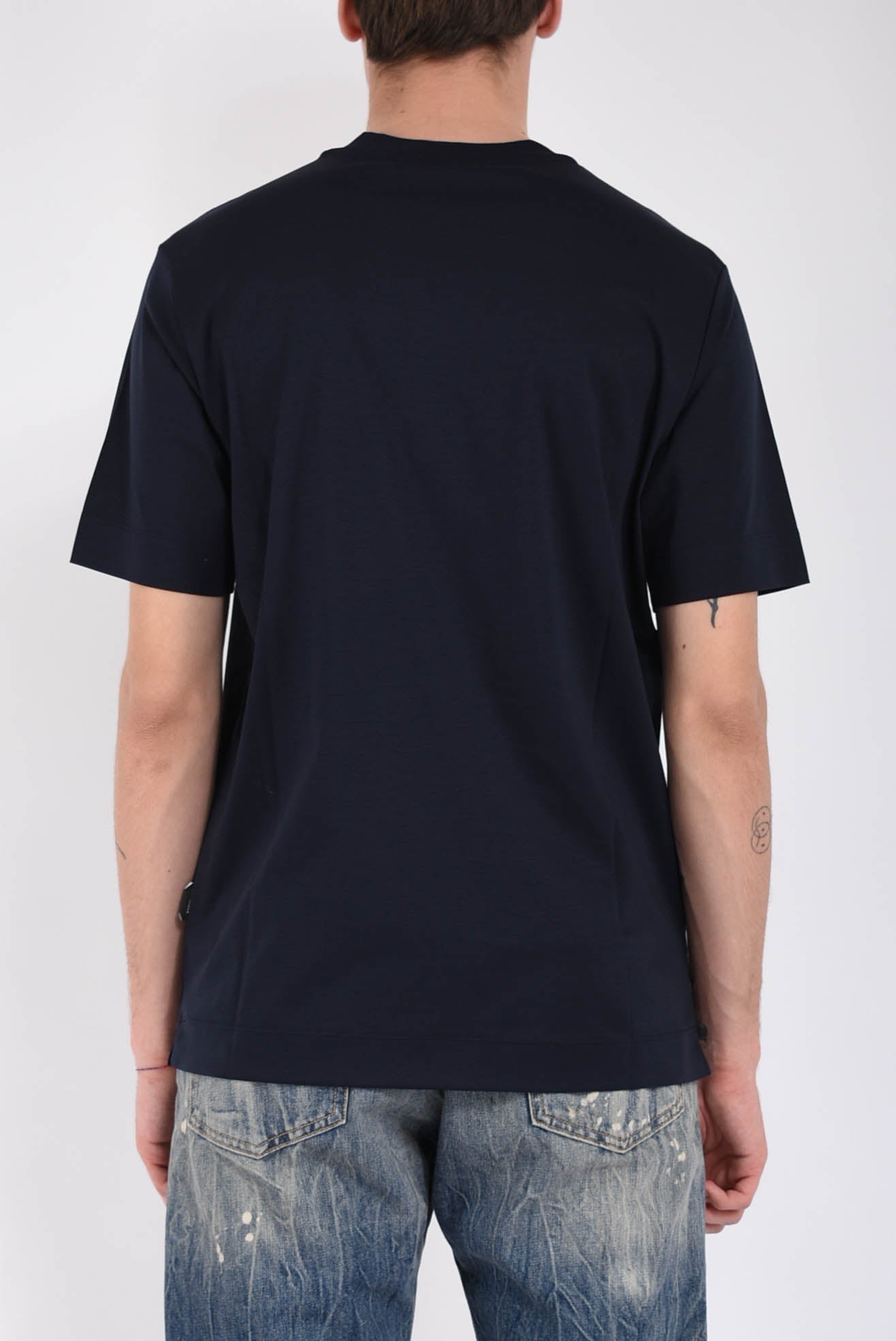 T-shirt in filo di scozia