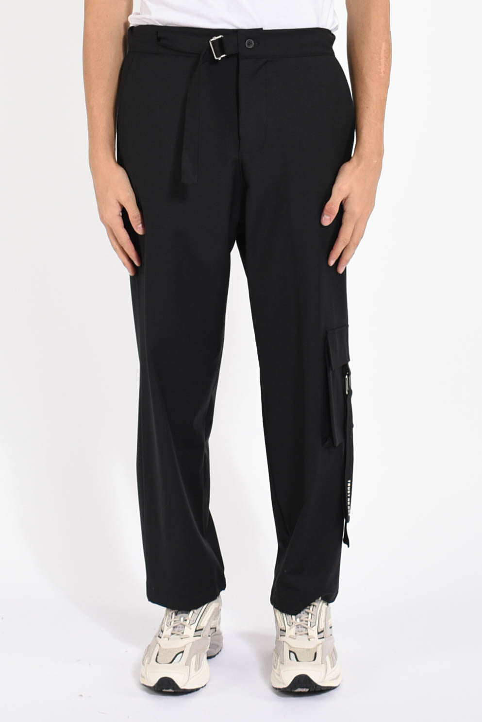 Pantaloni in misto lana