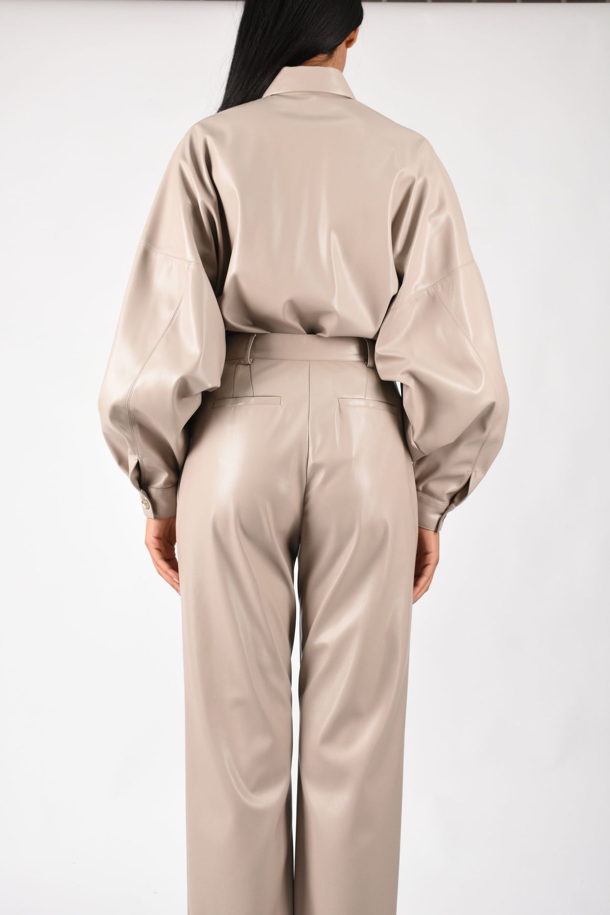 Camicia in vegan leather A26CPCA00301