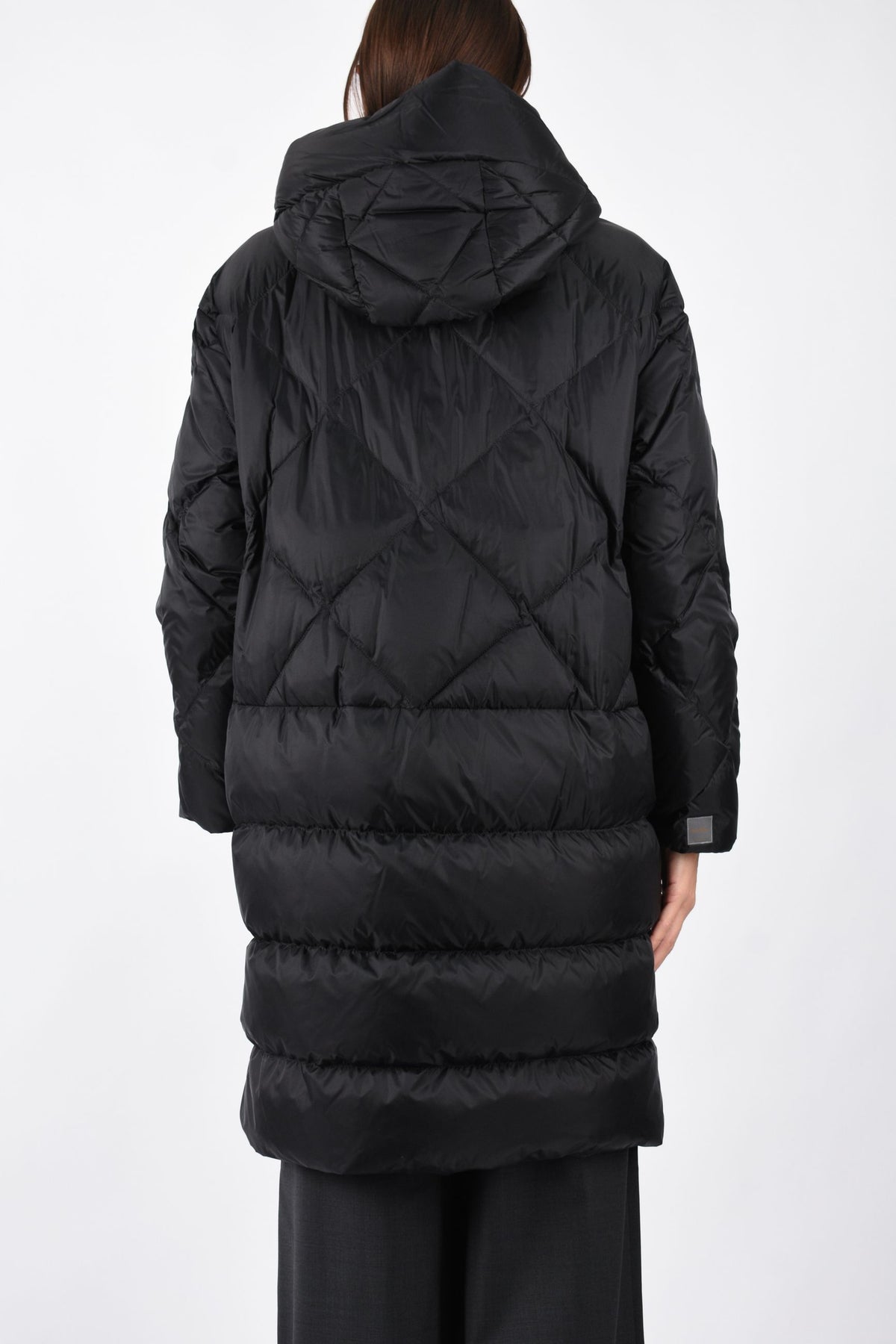 Piumino Imbottito midi con cappuccio in tela antigoccia MTCTREFE 2629496085600