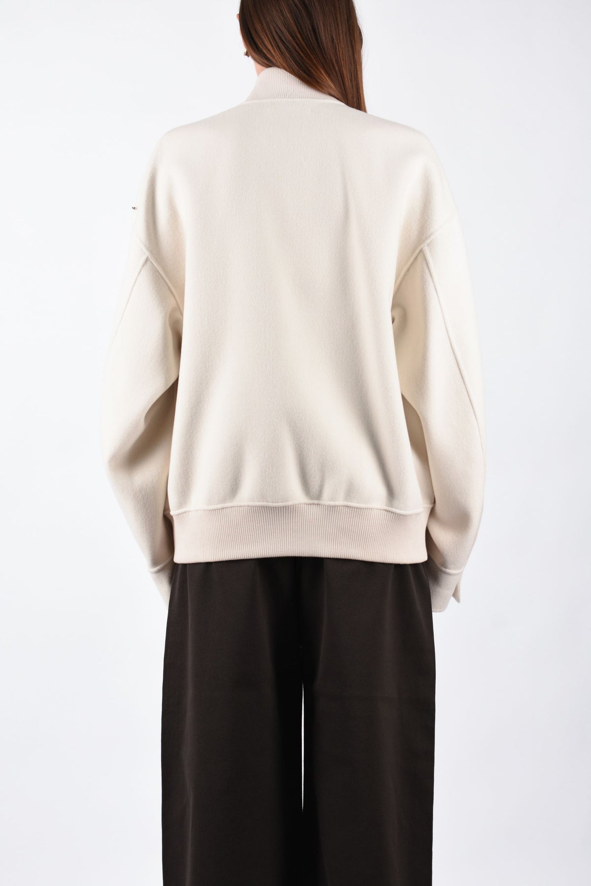 Bomber in double di pura lana ONDATA 2622086041