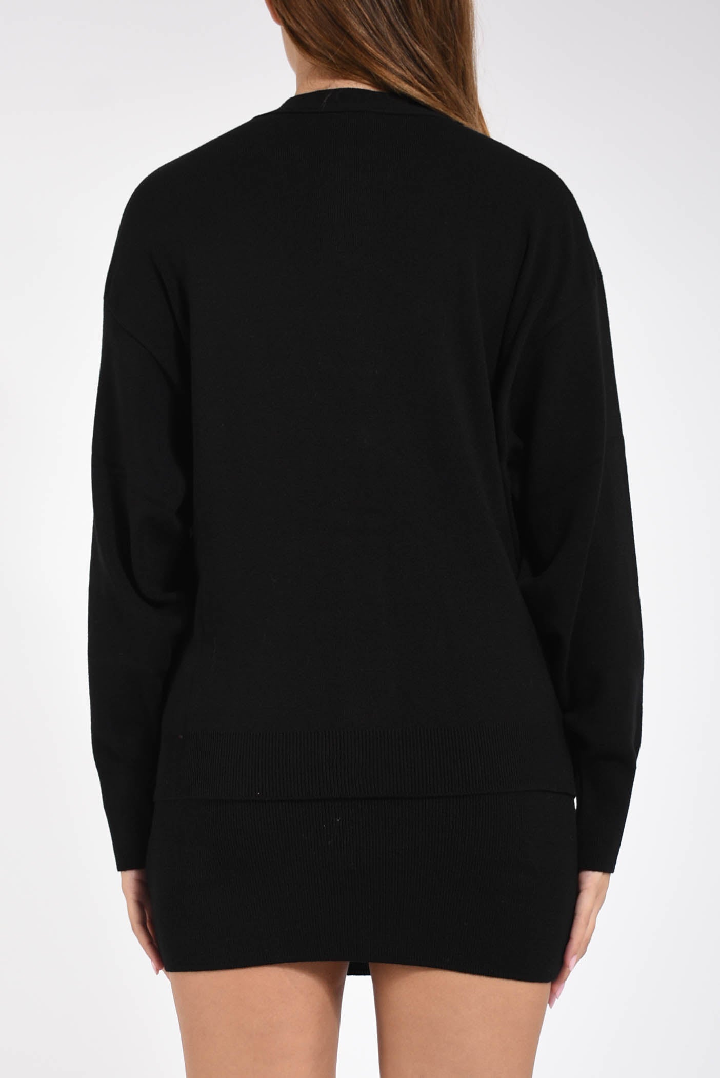 cardigan con borchie