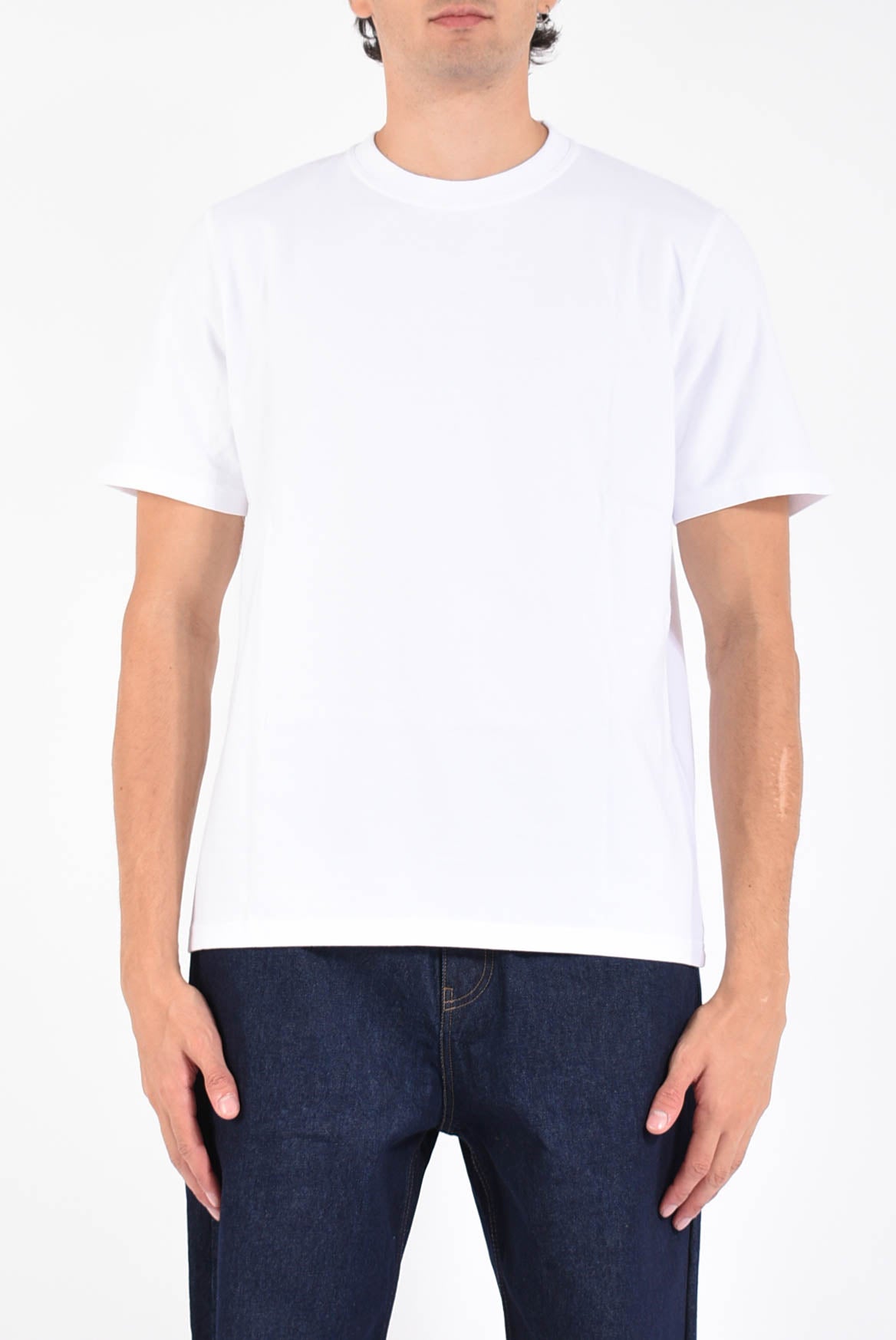 t-shirt in cotone cut Out Print