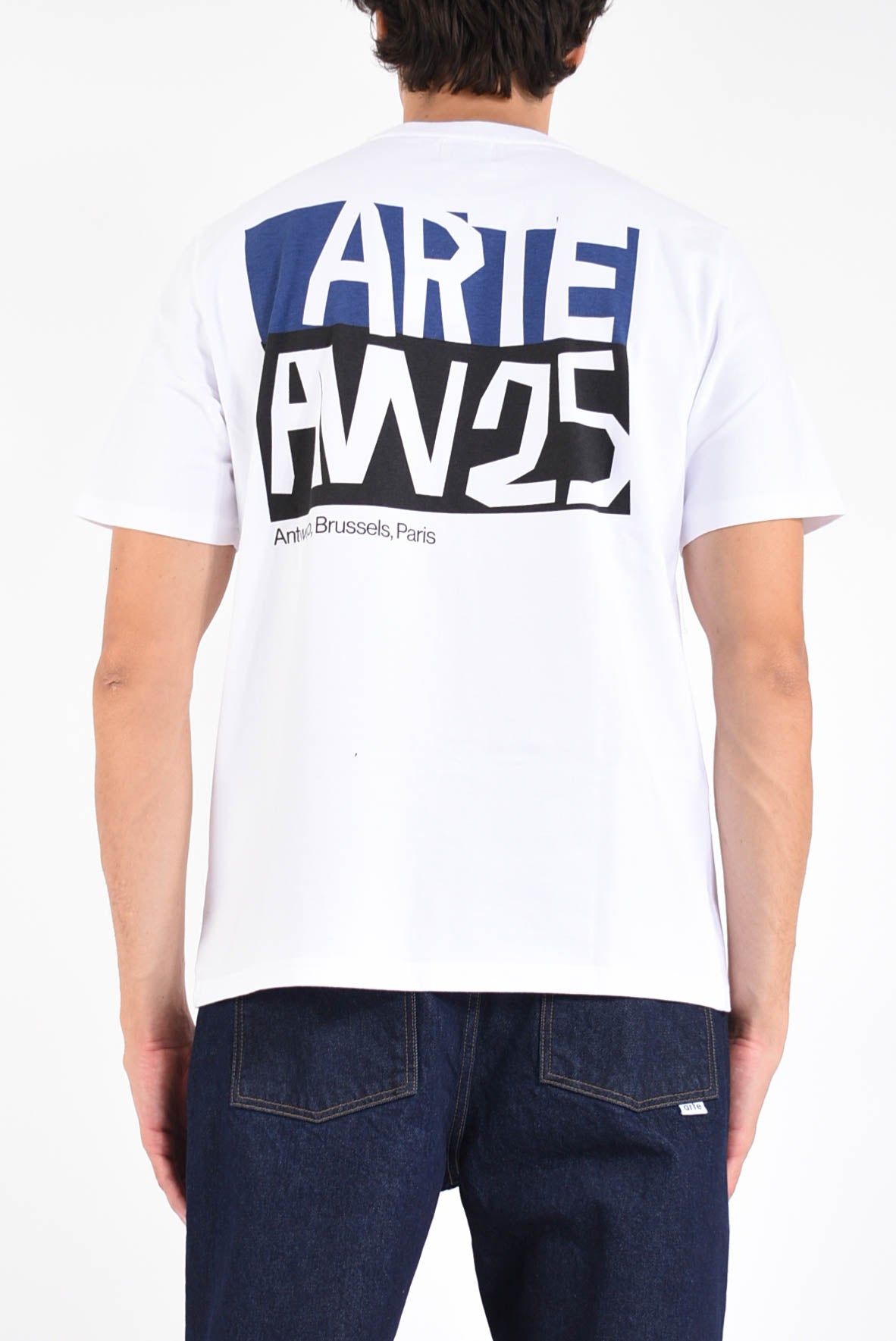 t-shirt in cotone cut Out Print