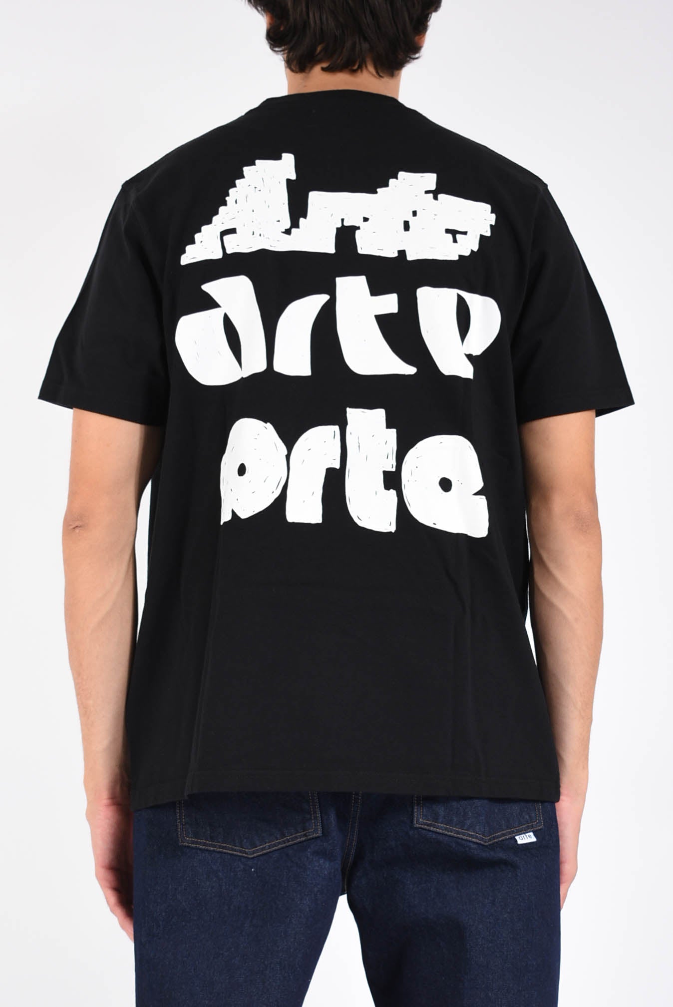 t-shirt in cotone Multi Arte Print