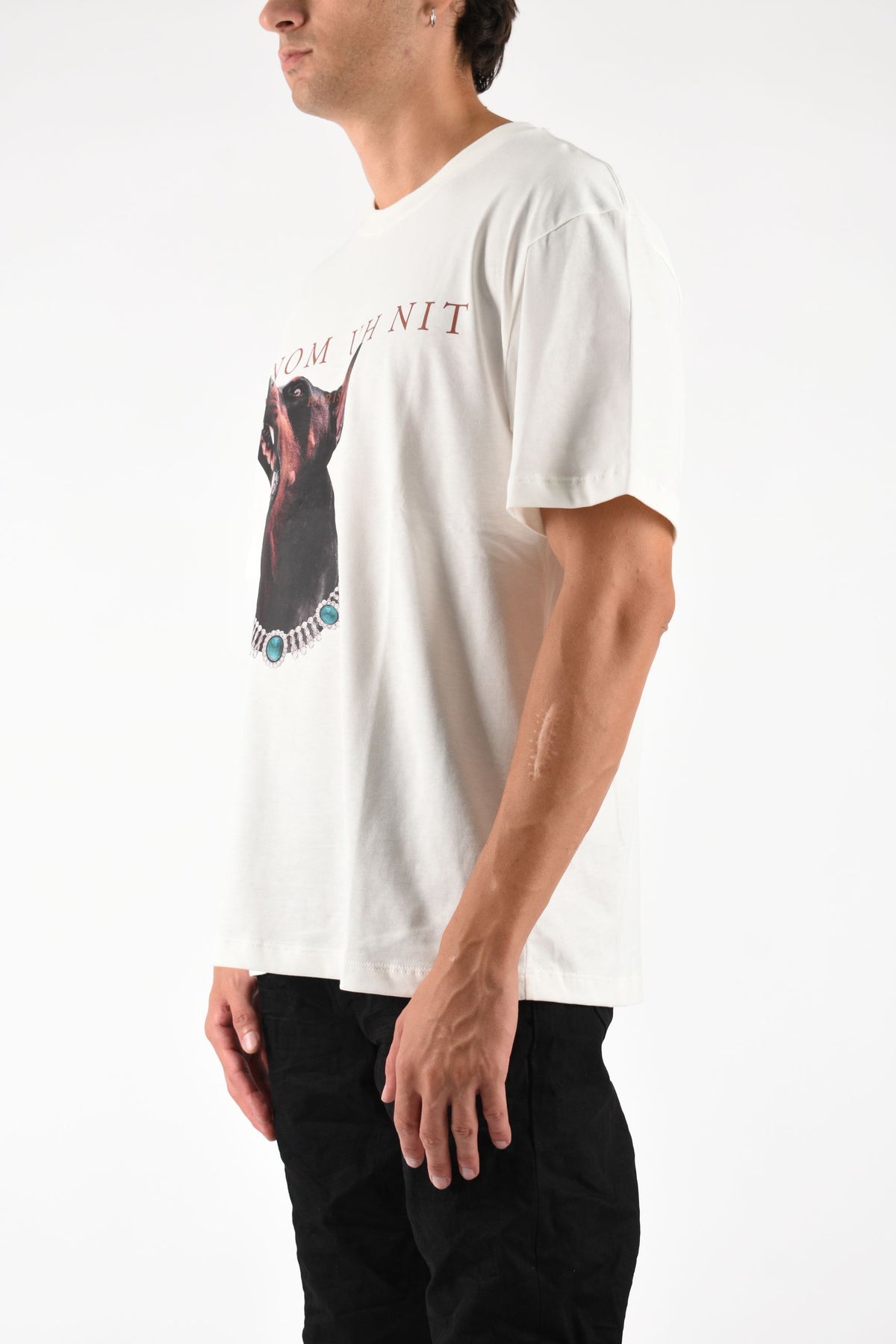 T-shirt new dobermann print NUW26206