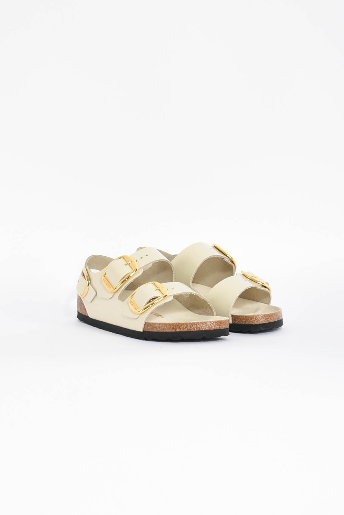 sandali modello milano big buckle shine