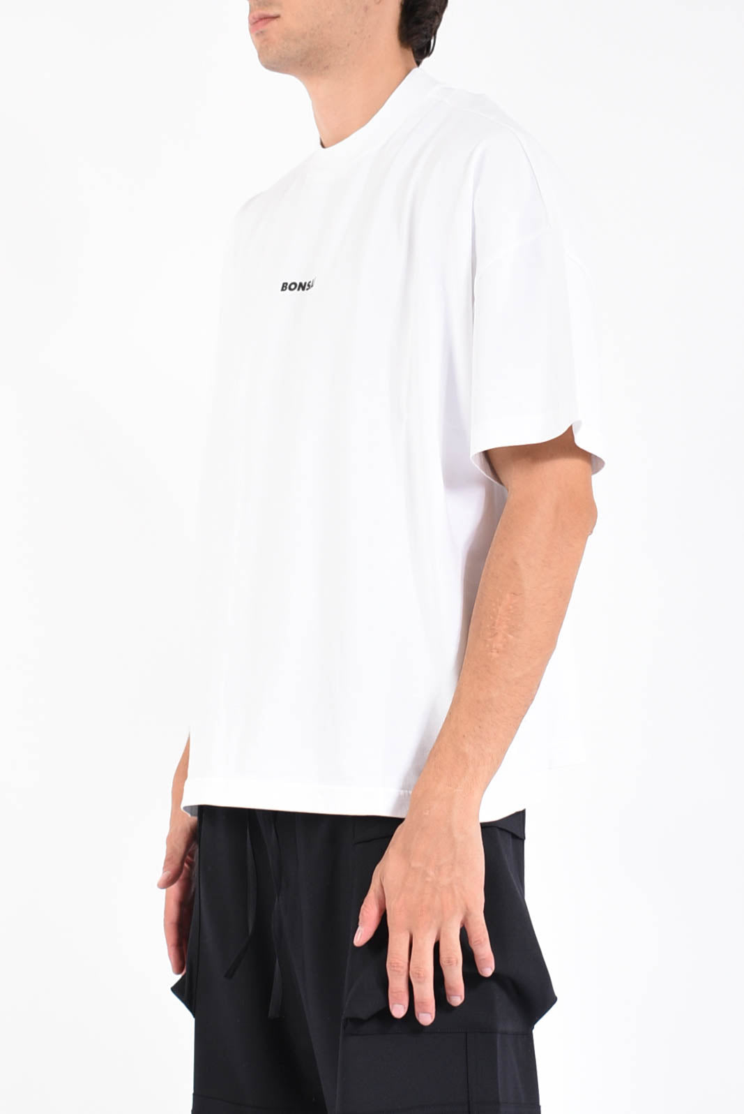 t-shirt in cotone boxlogo tee