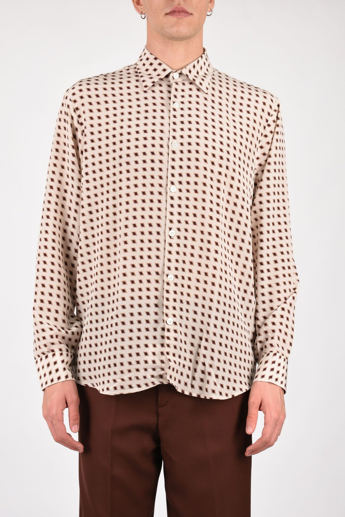 Camicia jil in crepe di seta 26F22