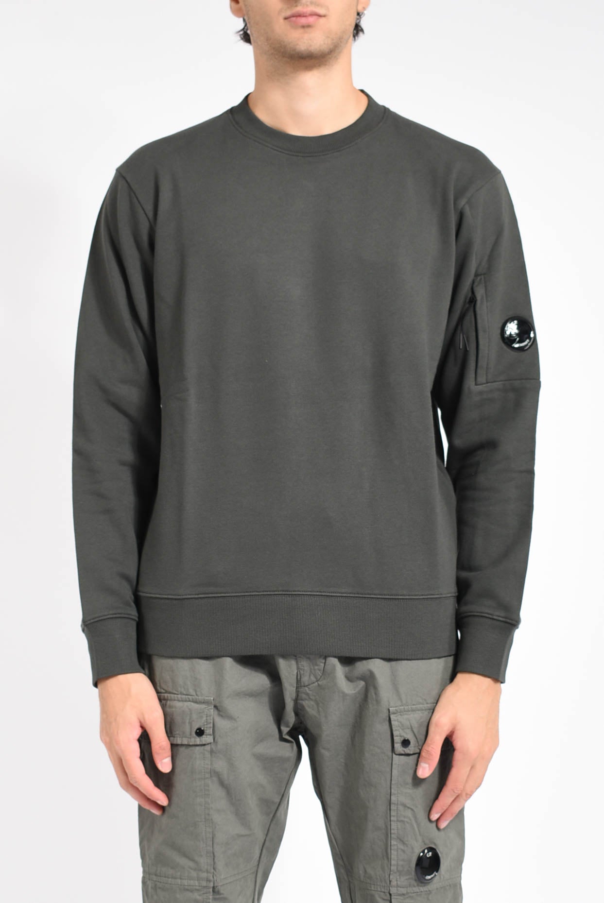 Felpa LENS in cotone diagonale