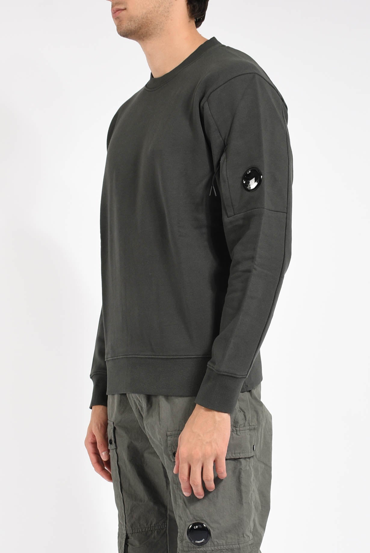 Felpa LENS in cotone diagonale