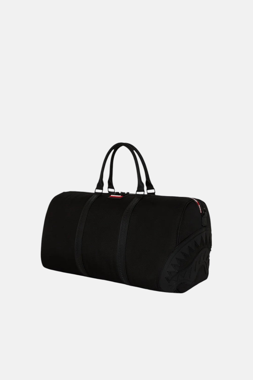 borsone Printed zipper shark duffle