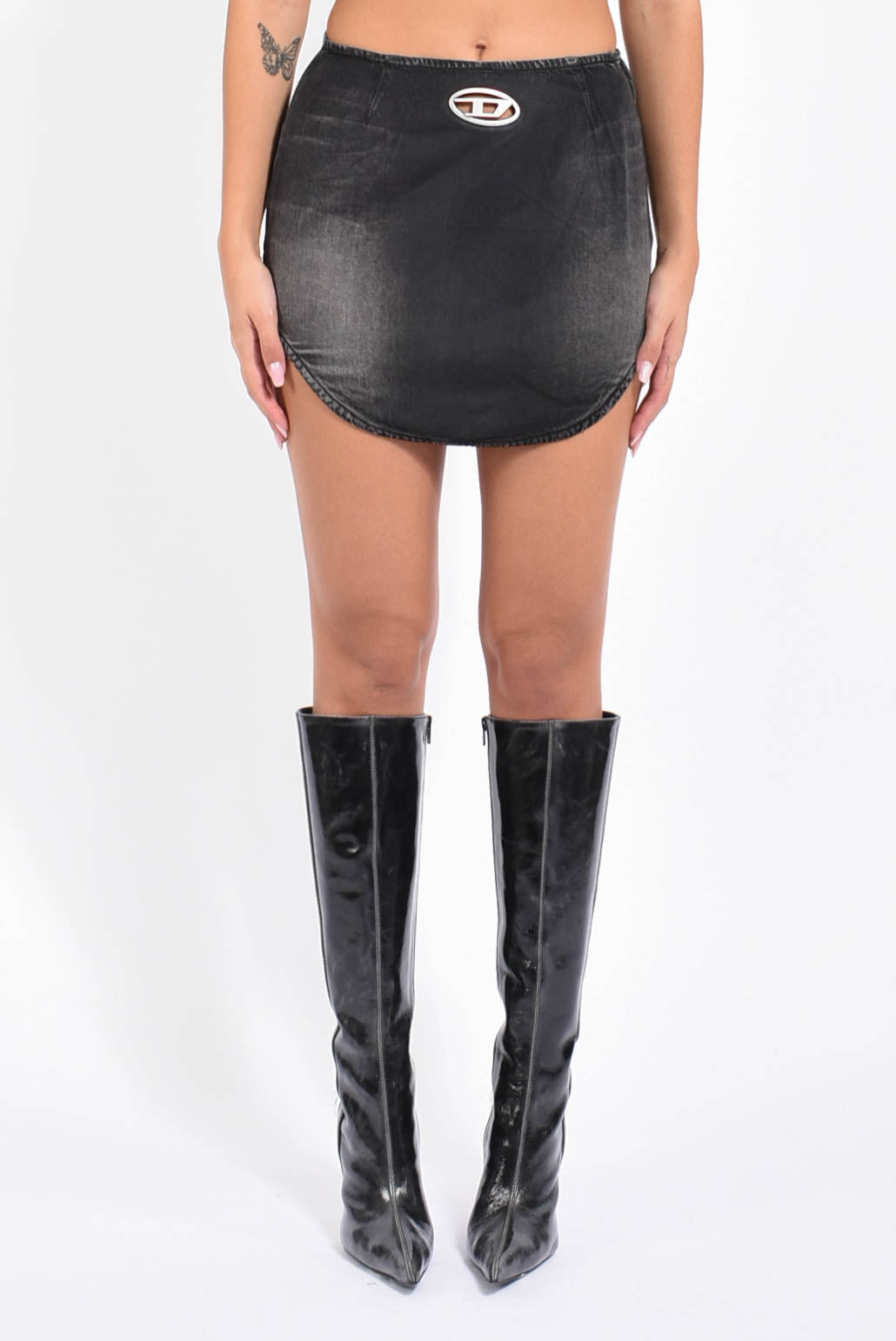 gonna mini in denim de-vany-s