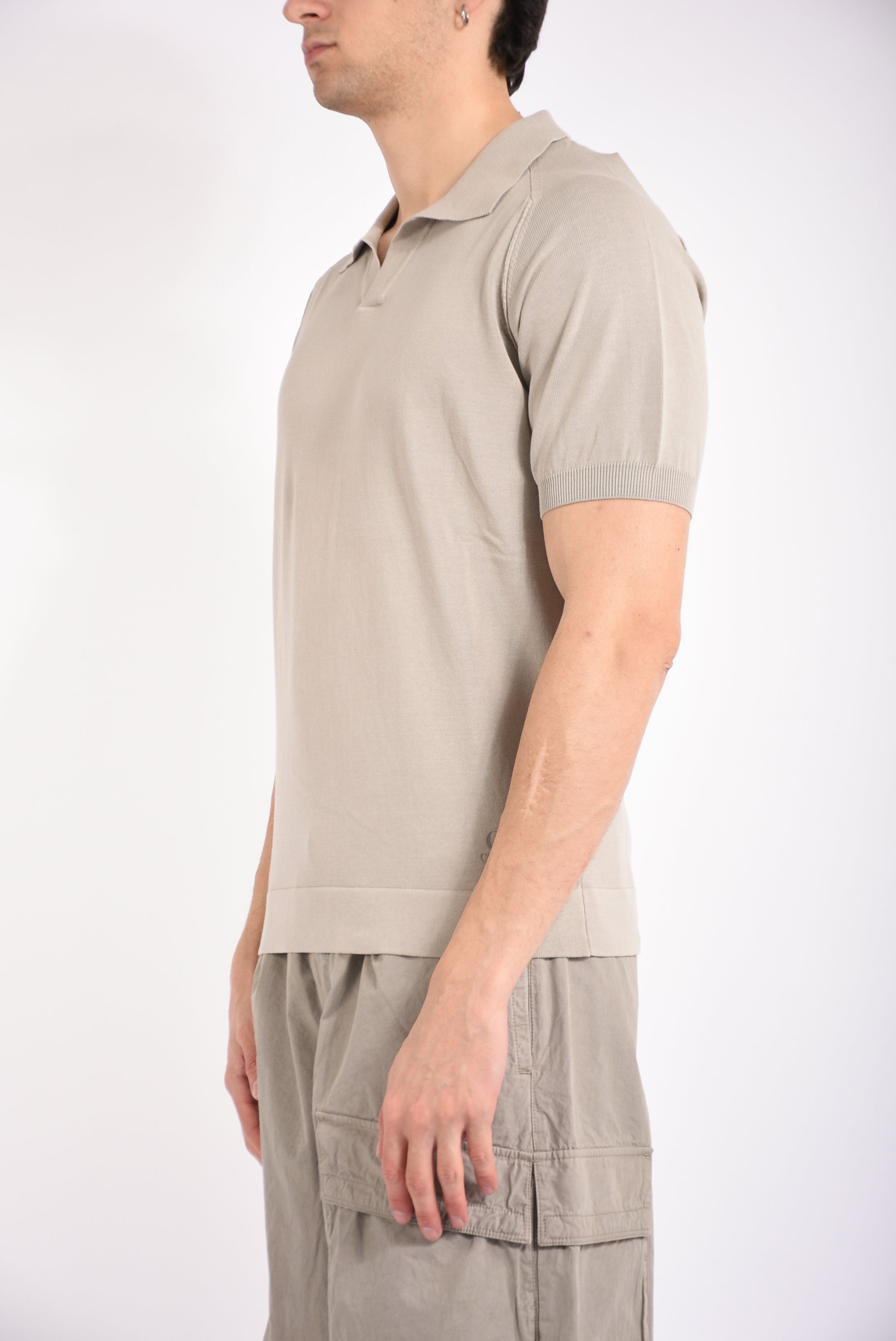 Polo cotton crepe