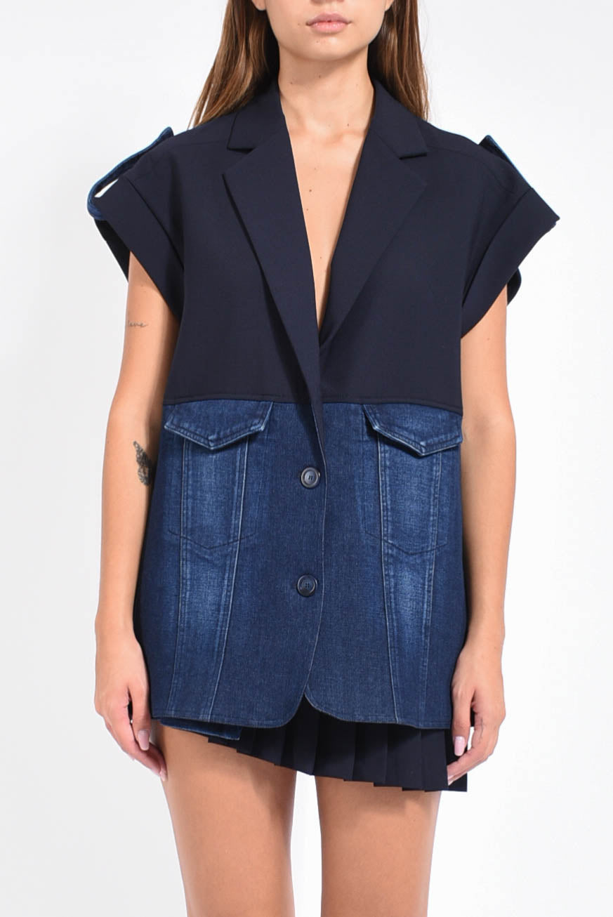 Smanicato monopetto over