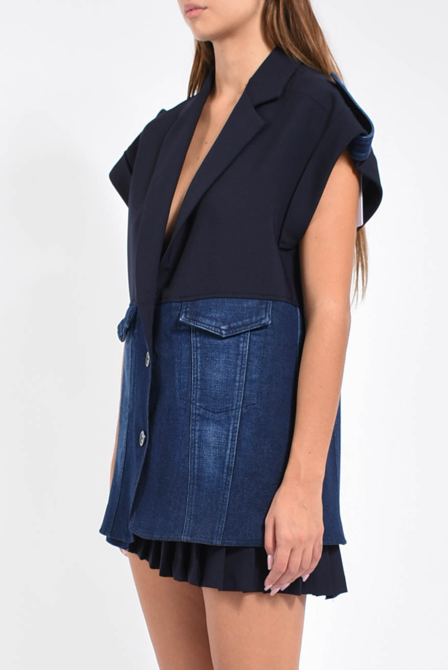 Smanicato monopetto over