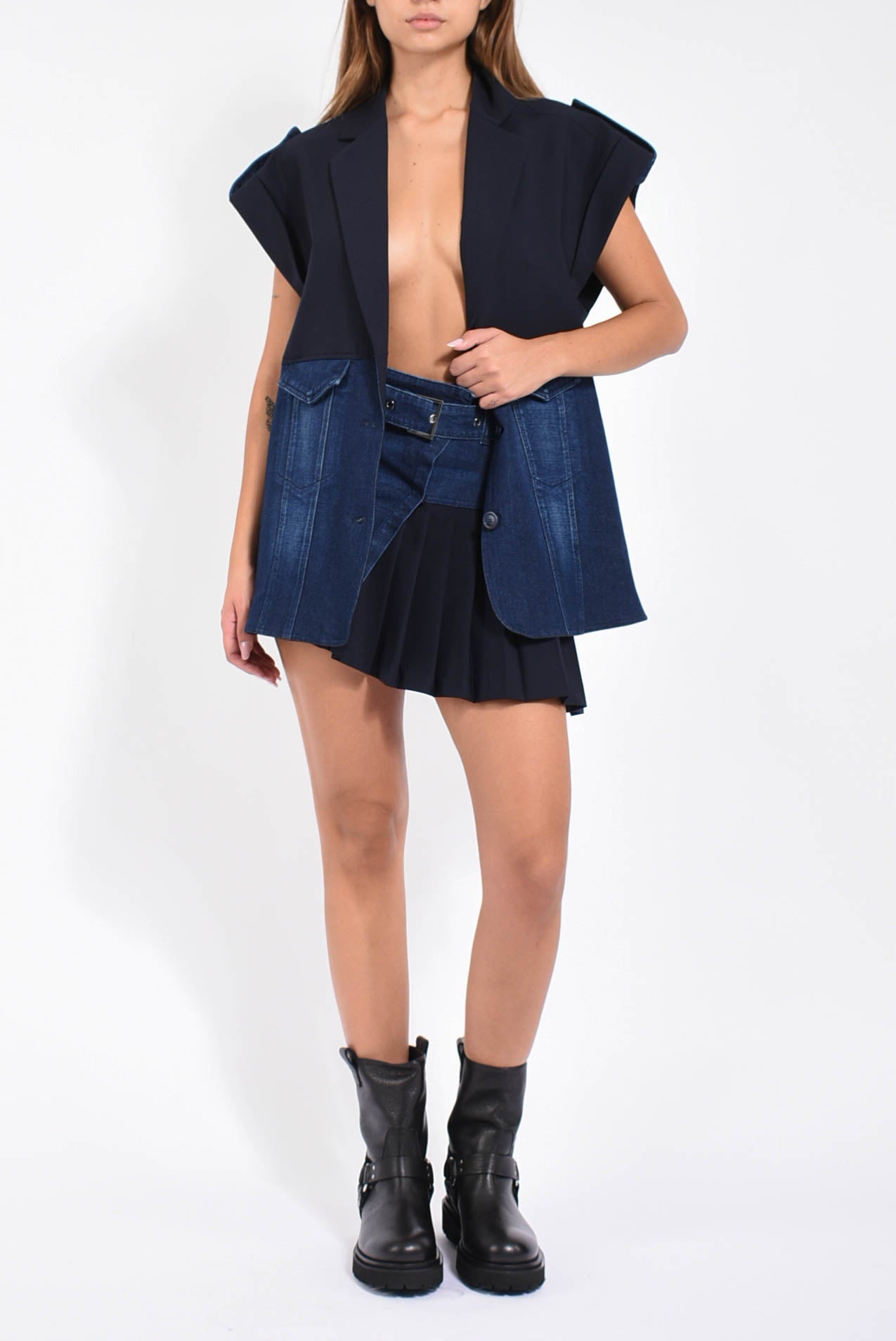 Smanicato monopetto over