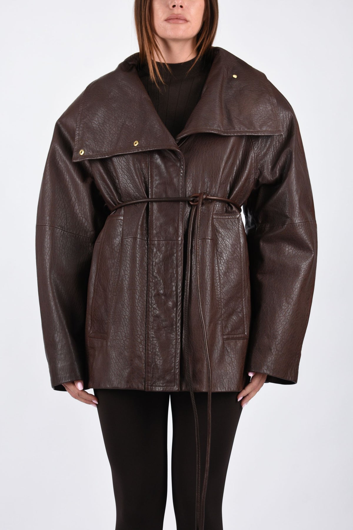 Giacca in pelle ALAGGIO 2622446013