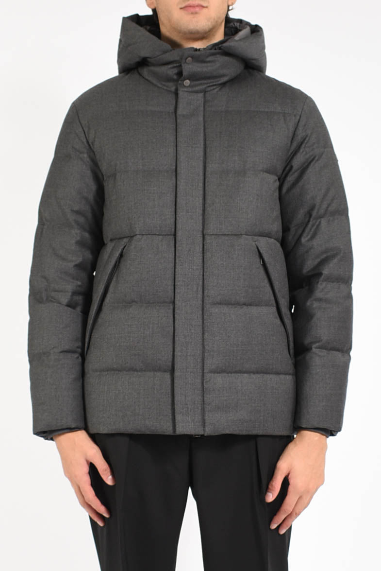 Giacca trapuntata in pura lana