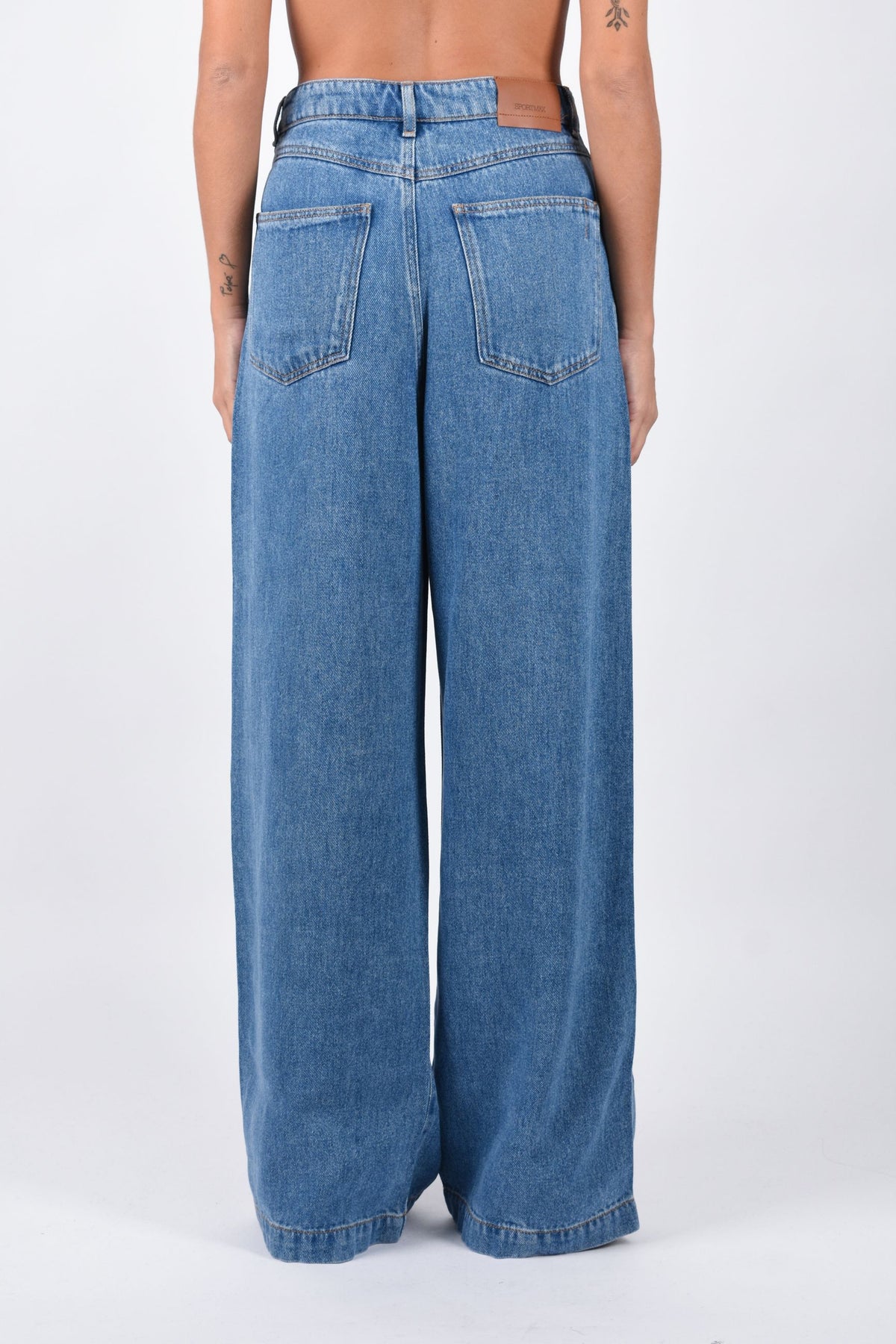 jeans in Denim oversize in tencel PIOPPO 2622186055