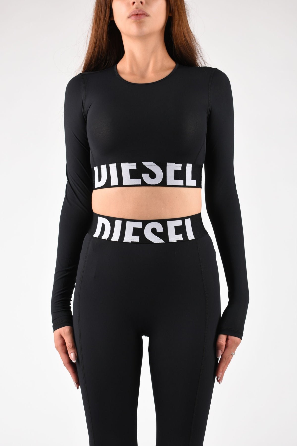Crop top in microfibra con logo MELISSA D-POP A182810PLAR