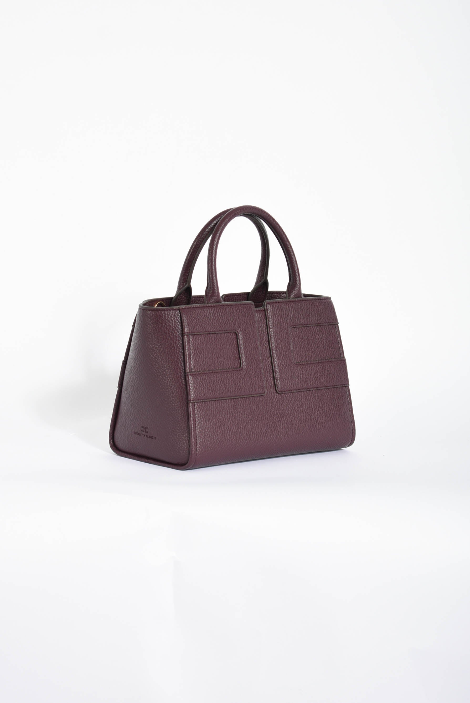 borsa shopper con maxi logo