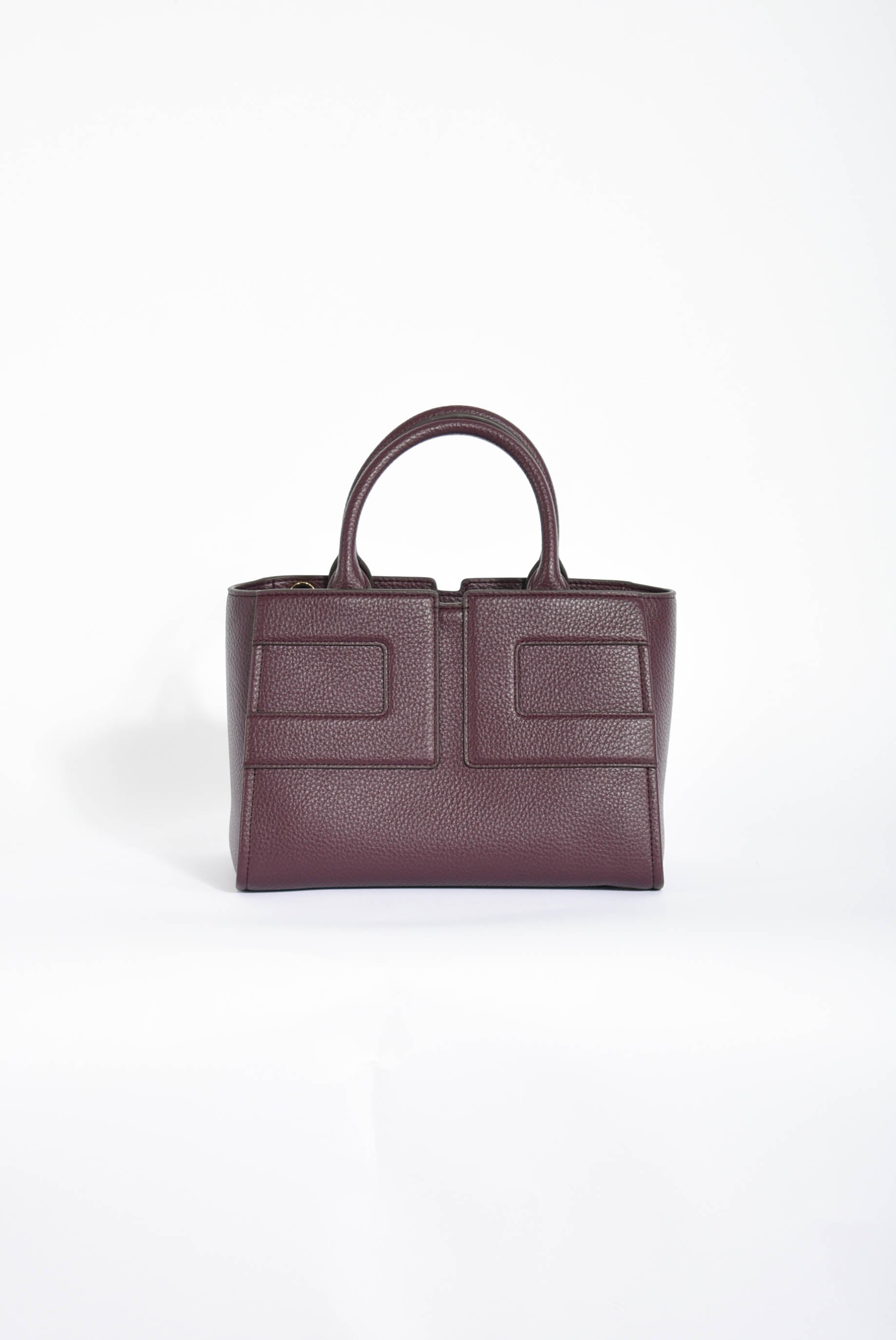 borsa shopper con maxi logo